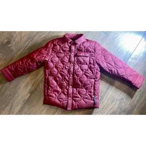 Amazon Essentials Boys' Sherpa-Lined Quilted Shirt Jacket 4T